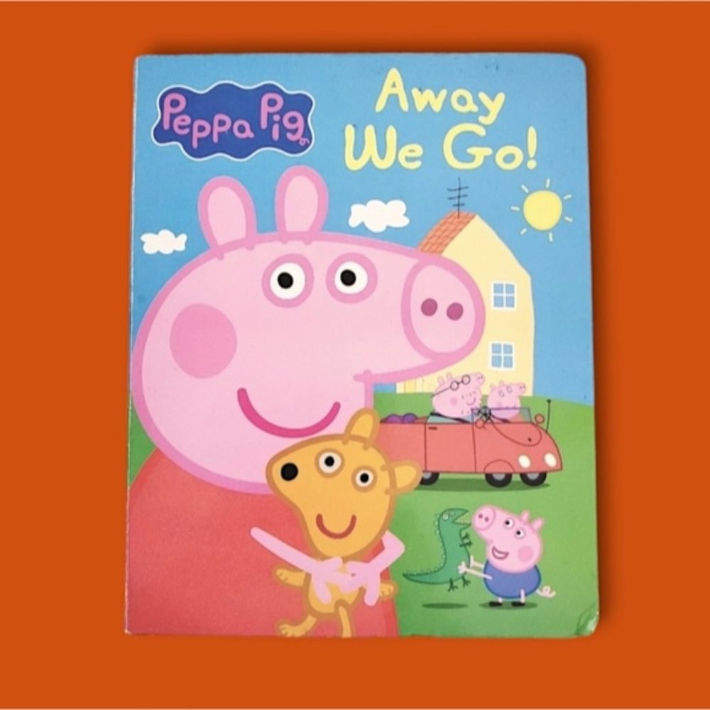 Peppa Pig "Away We Go!" Action Learning Hard Cover Book